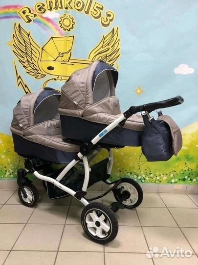 Коляска для двойни Aroteam Duo