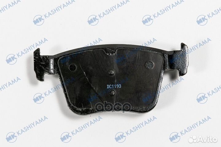 D11344 колодки дисковые задние Audi A3, VW Golf