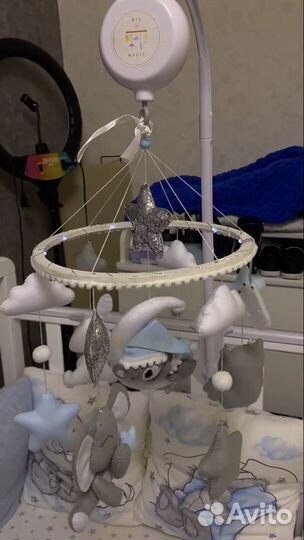 Мобиль на кроватку с подсветкой