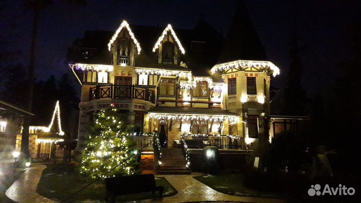 Световое оформление домов за 1 день