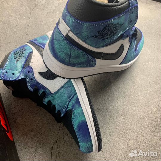 Кроссовки Air Jordan 1 Tie-Dye (36-45)