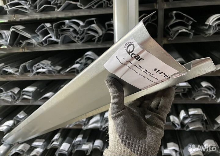 Порог левый Audi A4 B8 2007-2011(1мм)