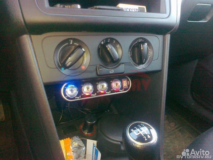 Разветвитель прикуривателя с подсветкой