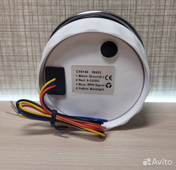 Тахометр для лодки, катера, яхты