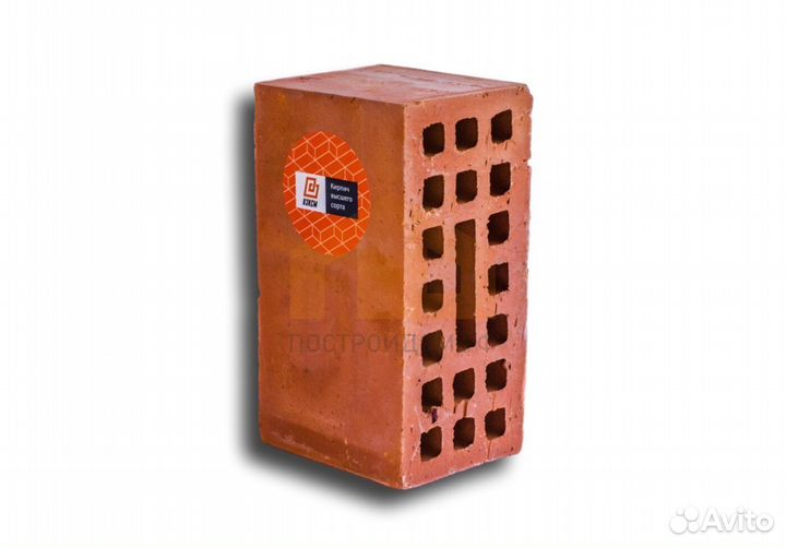 Кирпич рядовой пустотелый двойной