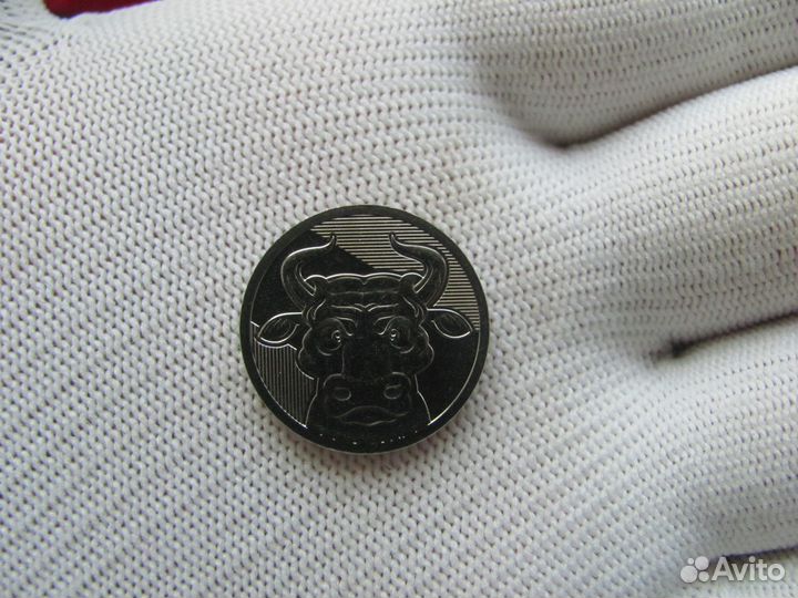 Жетон спмд Год Быка(коровы) 2021 Символ года