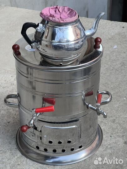 Турецкий самовар на дровах