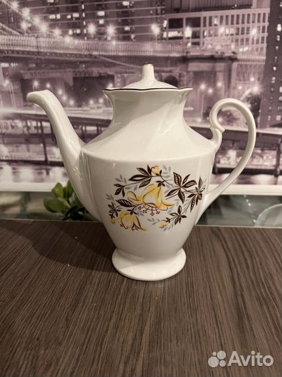 Заварочный большой чайник или кофейник Рига СССР