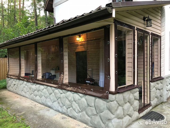 Гибкие окна для террасы, беседки