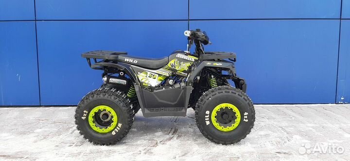 Квадроцикл Motoland wild 125 черный