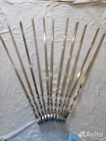 Шампура из нержавейки бу