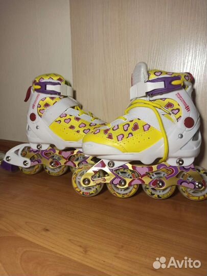 Роликовые коньки детские раздвижные