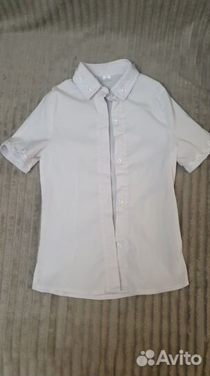 Рубашка белая школьная
