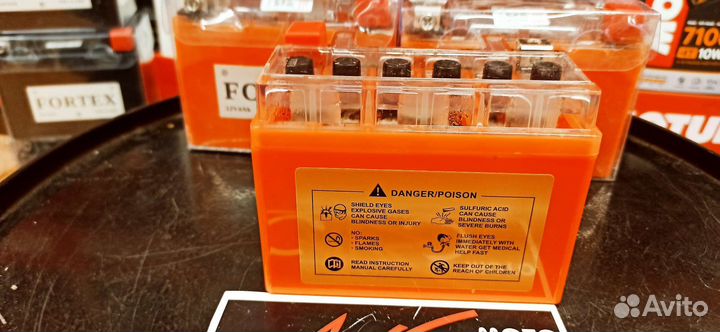 Акб Мото 12В 4А/ч о.п. Fortex GEL ток60 113х70х86