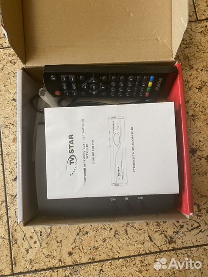 Цифровой эфирный DVB-T2/T приёмник TV star