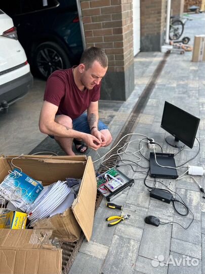 Установка видео камер