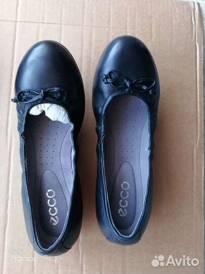 Балетки кожаные Ecco, 37р