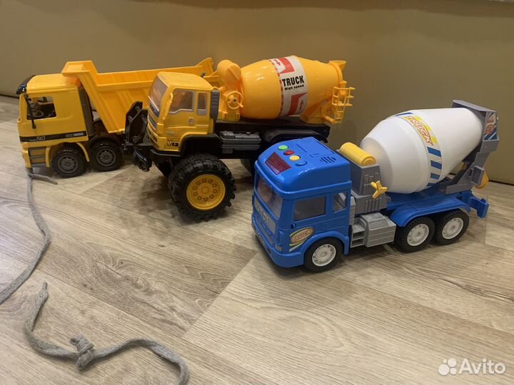 Грузовик бетономешалка спецтехника Игрушки машинки