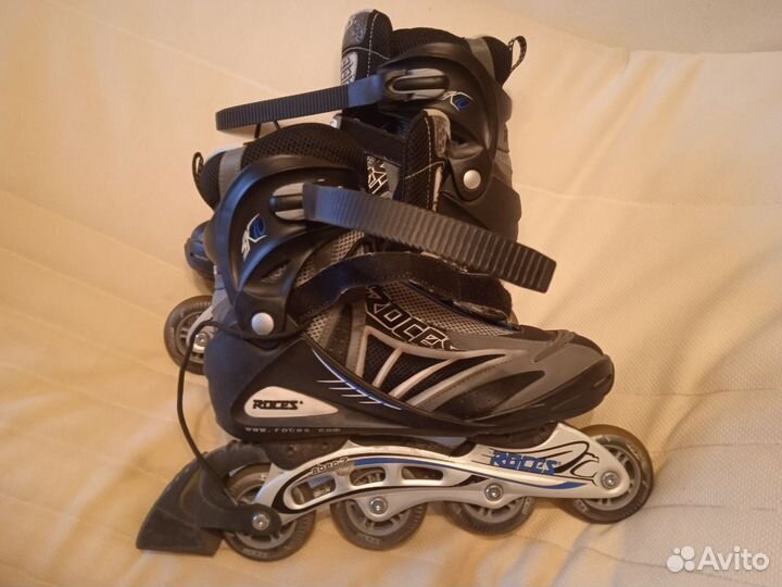 Роликовые коньки муж. Rоcks + компл защиты + сумка