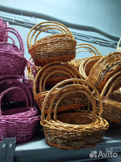 Корзины плетеные оптом со склада