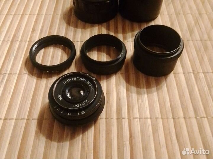 Кольца удлинительные м42+объектив