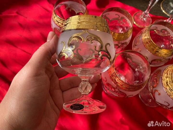 Бокалы bohemia новые оригинал Ваза под фрукты