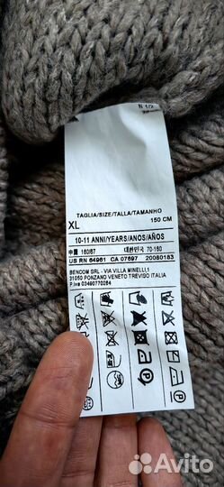 Платье теплое benetton 120