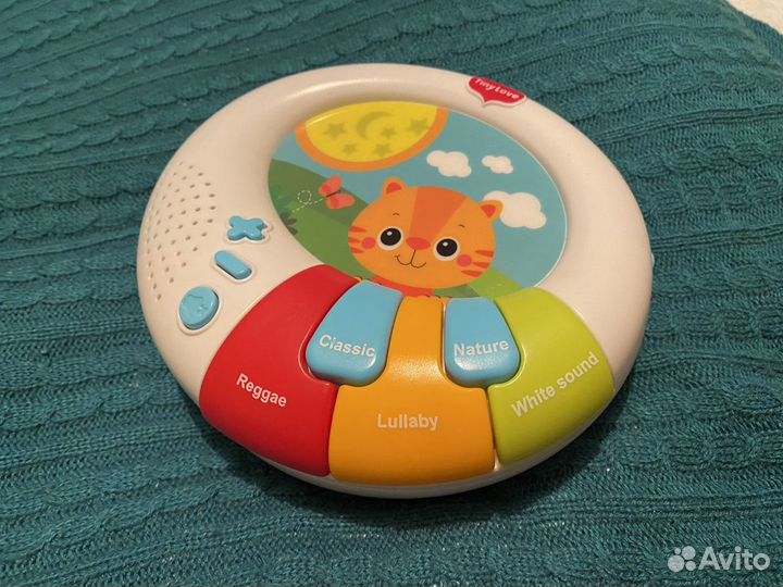 Почти новый Мобиль на кроватку tiny love+бумбокс