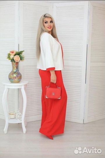 Брючный костюм женский размер 56