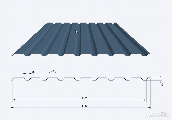 Пофнастил / профлист