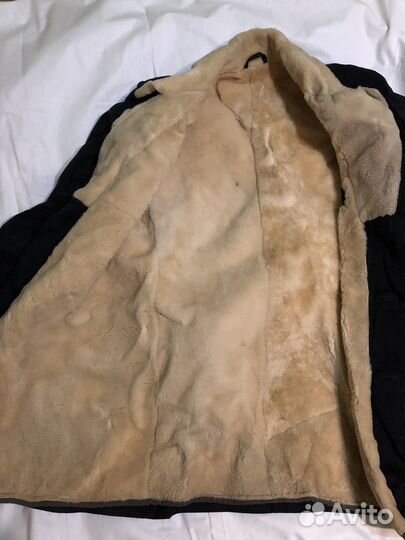 Дубленка натуральная черная