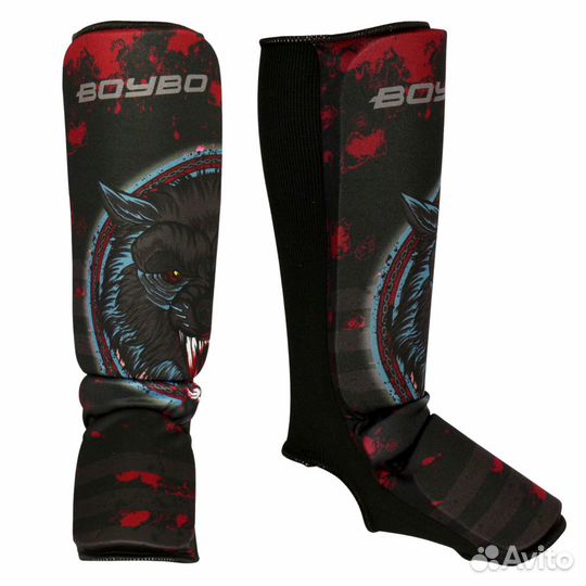 Защита голень-стопа BoyBo Wolf нейлон (р. M)