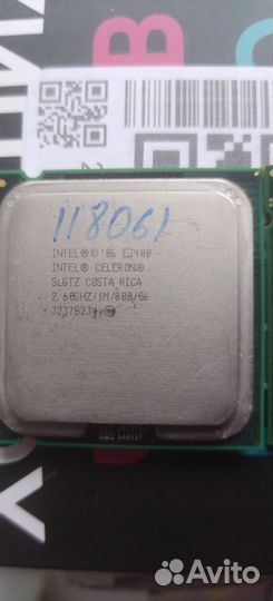 Процессор Intel celeron g465, e3400