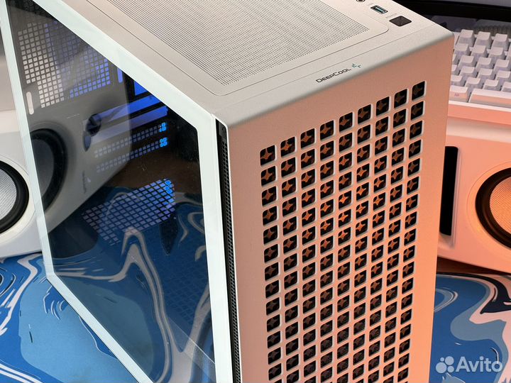 Корпус DeepCool CH370 WH белый mATX самовывоз