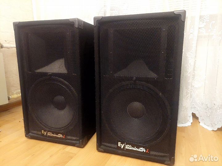 Колонки Electro voice, усилитель, микшерный пульт