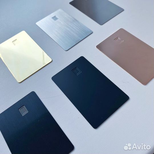 Готовые металлические карты под дизайн