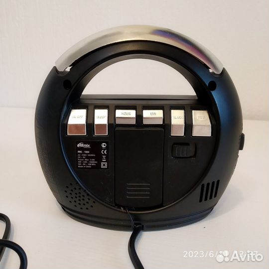 Радио-будильник, часы ritmix RRC-1004