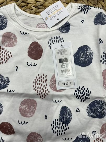 Лонгслив для девочки 86 92