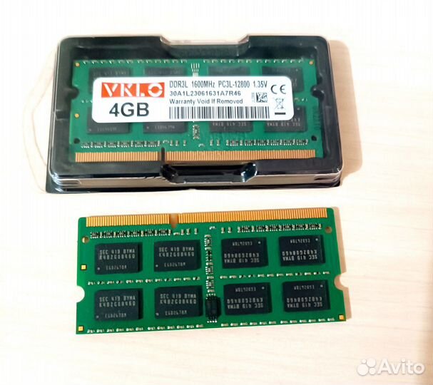 Оперативная память ddr3L 4 gb для ноутбука новая