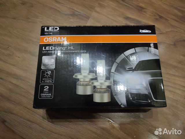 Лампа Osram Ledriving H7 6000K новые