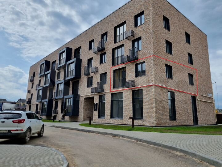 2-к. квартира, 58,5 м², 2/4 эт.