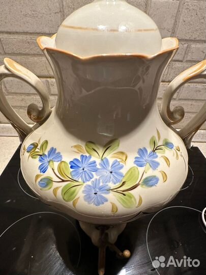 Самовар электрический СССР керамика