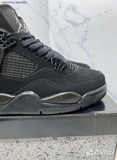 Кроссовки Nike Air Jordan 4 black cat