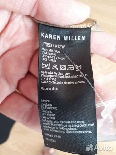 Пиджак Karen Millen р.46 (рус) шерсть