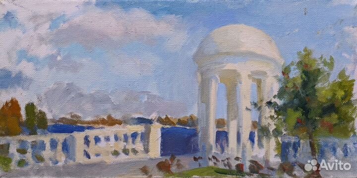 Картина маслом «Волгоградская ротонда», 2019