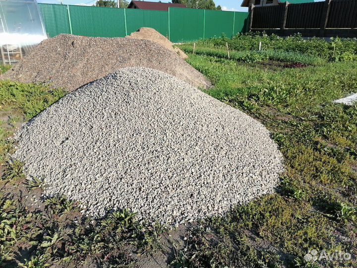 Щебень известковый, щебень, щебень любой