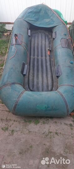 Лодка надувная бу 2х местнпя
