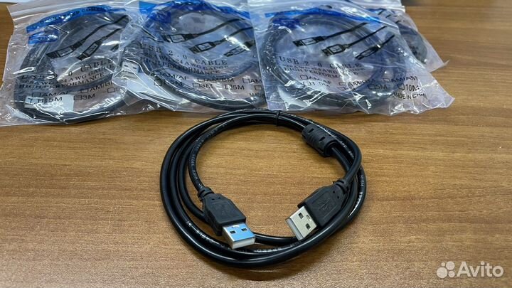 От 30шт кабель удлинитель USB 2.0 папа-папа новые