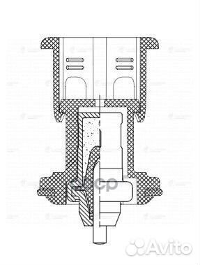 Термостат VW Polo Sedan (15) / (20) 1.6i cwva