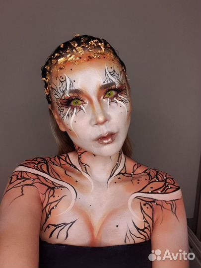 Грим, Аквагрим на Хэллоуин